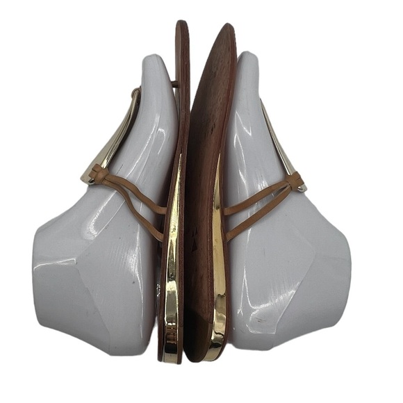 Daniblack Gold Thong Sandals Size 7 1/2 Women’s - Picture 7 of 10